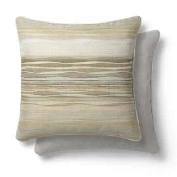 Cushion cover cotton sateen 115 gsm printed yellow nude Strates limoni