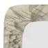 Drap housse b35 baumwollsatin bedruckt beige Parfum d'orchidee grege