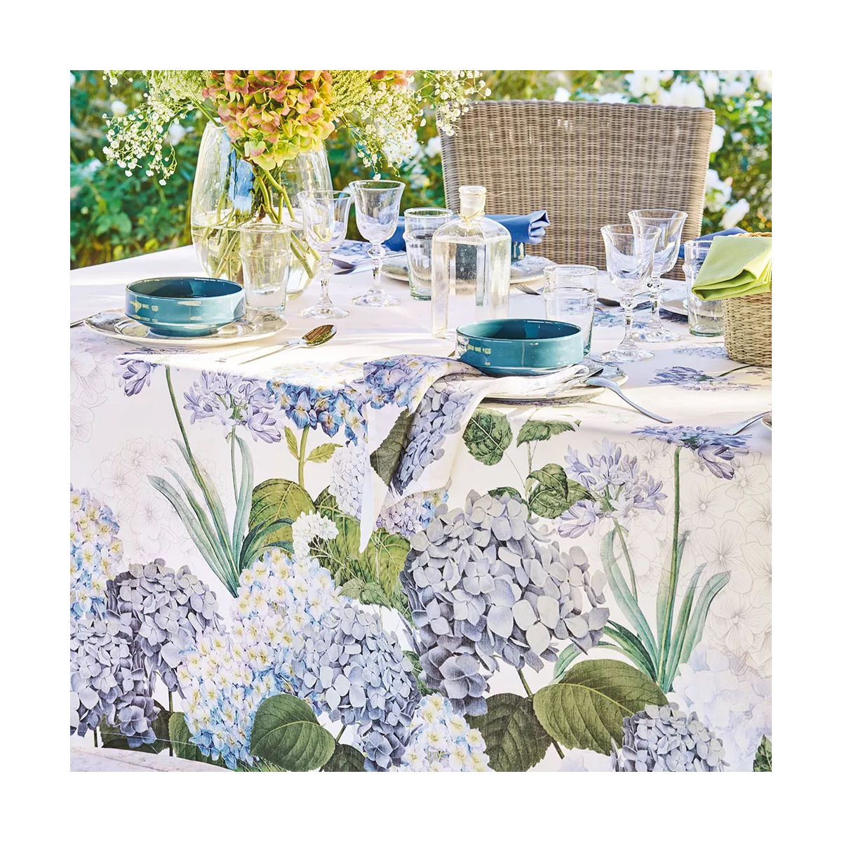 Jardin de bretagne bleu