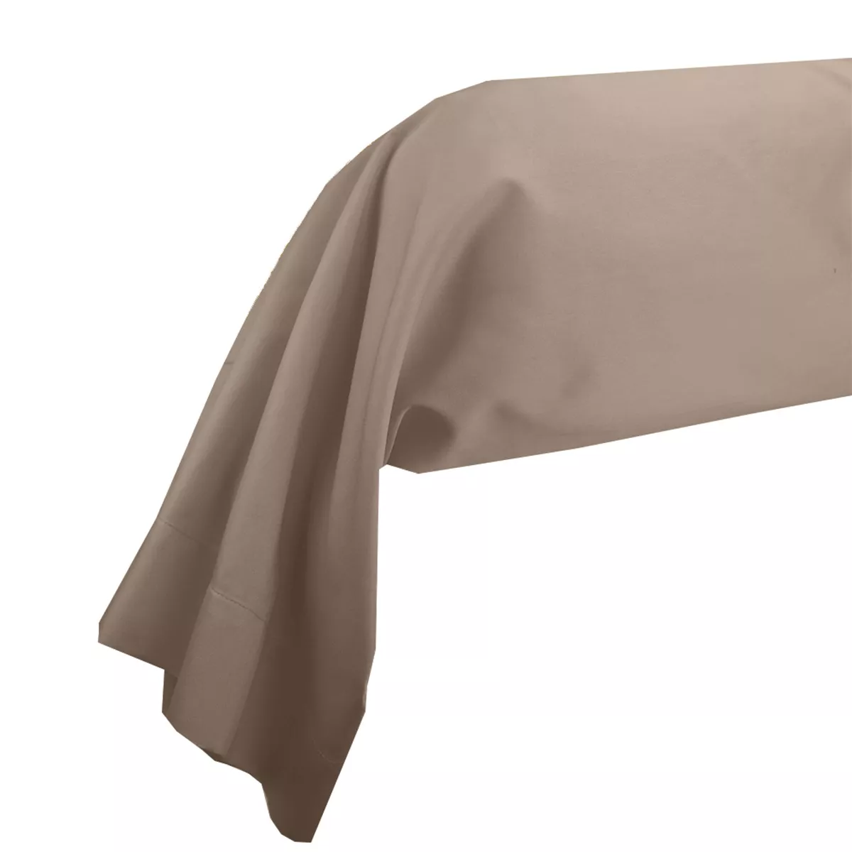 Schlummerrolle baumwollsatin uni rosa Ava uni rose fume