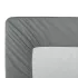 Drap housse b50 baumwollperkal uni anthrazit La percale francaise acier