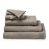 Linge de bain pur coton uni beige Elea chataignes