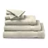Linge de bain pur coton uni ivoire Elea ivoire