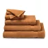 Badeset reine baumwolle uni orange Elea rouille