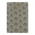 Bettlaken baumwollsatin bedruckt beige Eventails argile