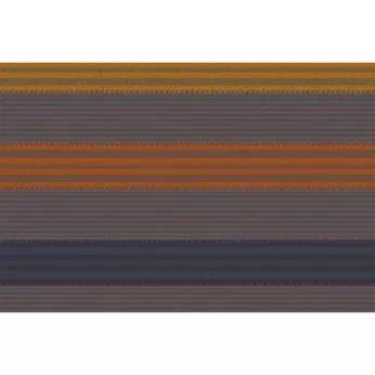 Set pur coton motif jacquard brun marron Mille bambous onyx