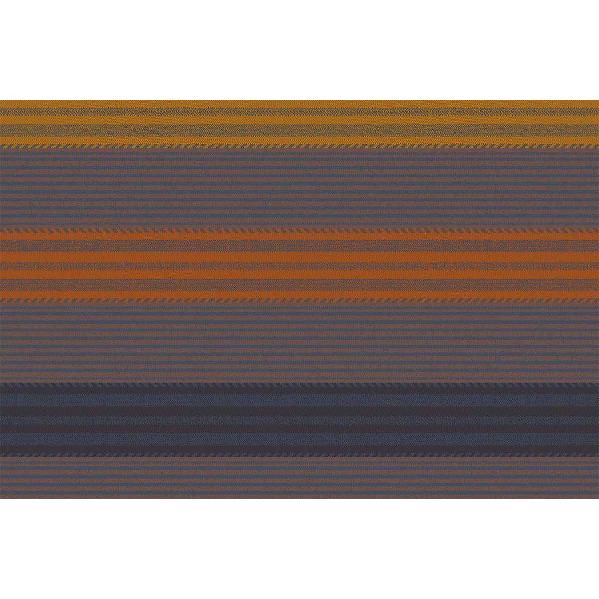 Set pur coton motif jacquard marron brun Mille bambous onyx