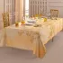 Tablecloth linen & cotton prewashed 190 gsm printed yellow Soleil d'or dore