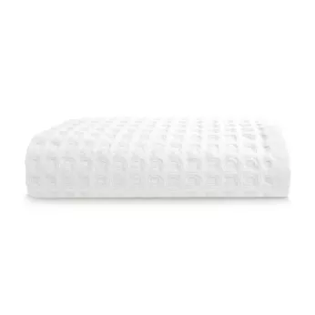 Shower towel 100% cotton 240 gsm waffle white Detente neige