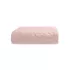 Serviette eponge pur coton 240 g/m² nid d'abeille rose Detente rose poudre