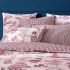 Taie d'oreiller percale de coton 115 g/m² imprimé rouge Poesie rosso