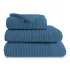 Bath set 100% cotton plain blue Vitae denim
