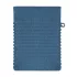 Gant de toilette pur coton 575 g/m² uni bleu Vitae denim