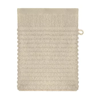 Waschandschuhe reine baumwolle 575 g/m² uni beige Vitae stone