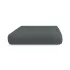 Drap de douche pur coton 575 g/m² uni anthracite Vitae titane