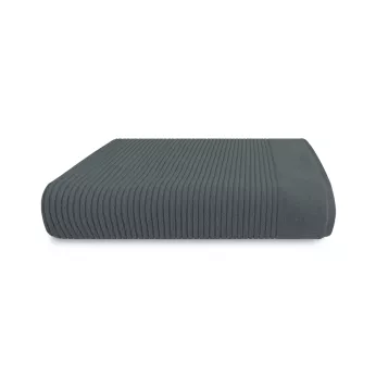 Duchtuch reine baumwolle 575 g/m² uni anthrazit Vitae titane