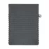 Wash mitt 100% cotton 575 gsm plain anthracite Vitae titane