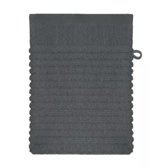 Waschandschuhe reine baumwolle 575 g/m² uni anthrazit Vitae titane