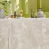 Tischläufer reine baumwolle 220 g/m² jacquard-muster beige Mille esprit jardins chanvre