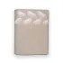Drap plat pur coton lavé tissé teint brodé beige Brise d'ete naturel
