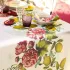 Napkin linen & cotton prewashed 190 gsm printed multicolor Citrons de menton romance