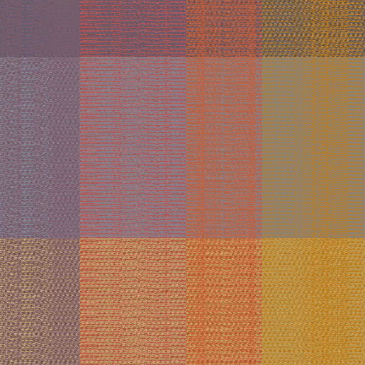 Serviette reine baumwolle jacquard-muster violett Mille ecossais velvet