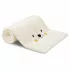 Duchtuch kinder reine baumwolle 500 g/m² bestickt gelb beige Petit lion angora