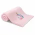 Duchtuch kinder reine baumwolle 500 g/m² bestickt rosa Petite licorne rose