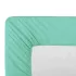Drap housse b40 percale de coton uni bleu La percale bleu aqua
