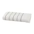Drap de douche pur coton 580 g/m² tissé teint rayé violet Farniente violine