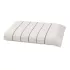 Drap de bain pur coton 580 g/m² tissé teint rayé violet Farniente violine