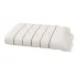 Badetuch reine baumwolle 580 g/m² tissé teint rayé winrot navy blau Farniente tangerine