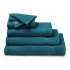 Badeset reine baumwolle uni blau Elea canard
