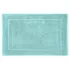 Tapis de bain pur coton 900 g/m² uni bleu Elea curacao