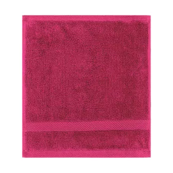 Face square 100% cotton 550 gsm plain pink Elea fuchsia