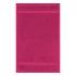 Serviette invites pur coton 550 g/m² uni rose Elea fuchsia