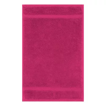 Guest towel 100% cotton 550 gsm plain pink Elea fuchsia