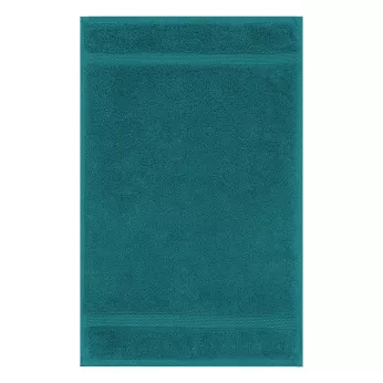 Guest towel 100% cotton 550 gsm plain green Elea emeraude