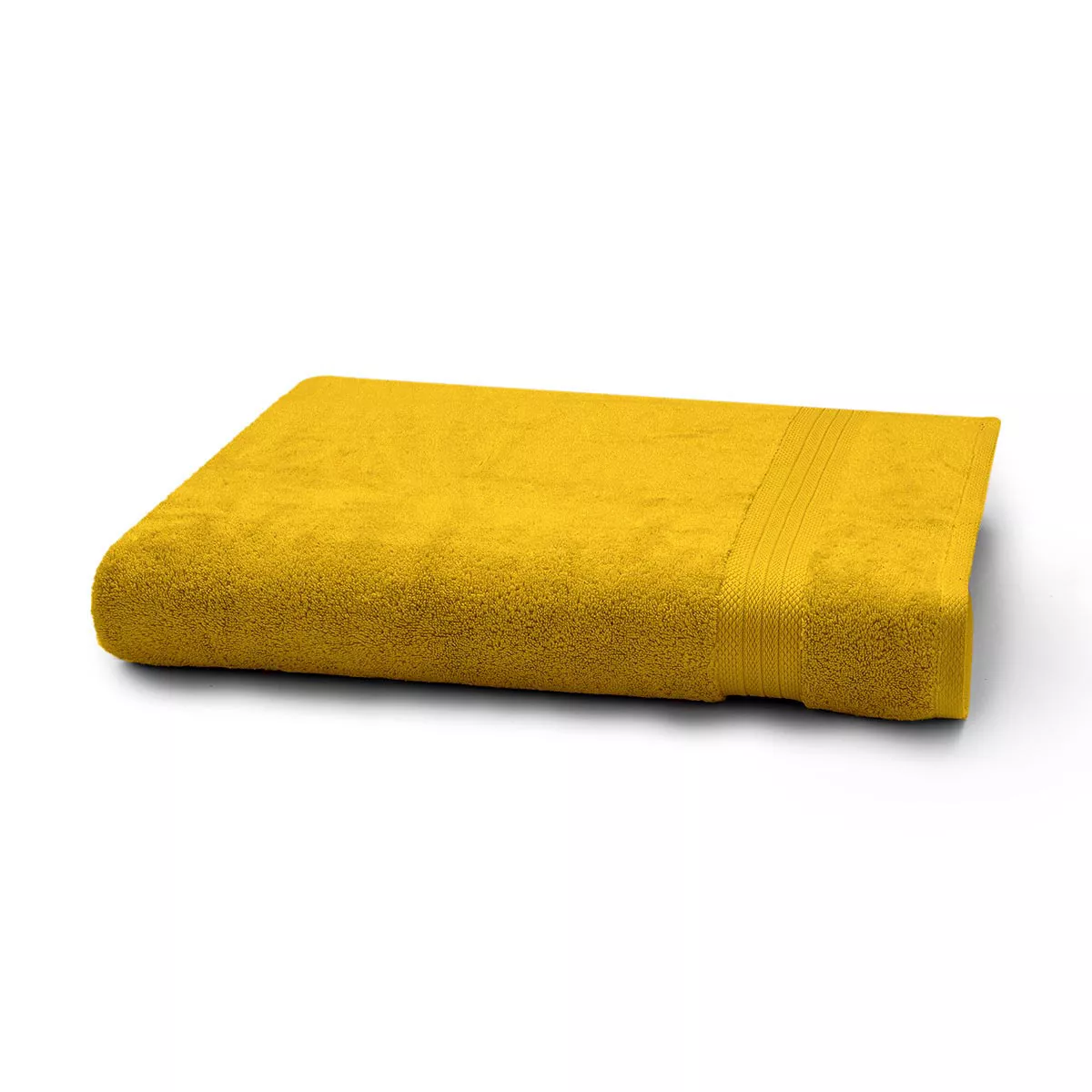 Bath towel 100% cotton 550 gsm plain orange Elea safran