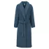 Bathrobe 100% cotton 420 gsm plain blue Elea bleu ardoise