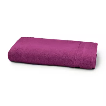 Duchtuch reine baumwolle 550 g/m² uni violett Elea raisin