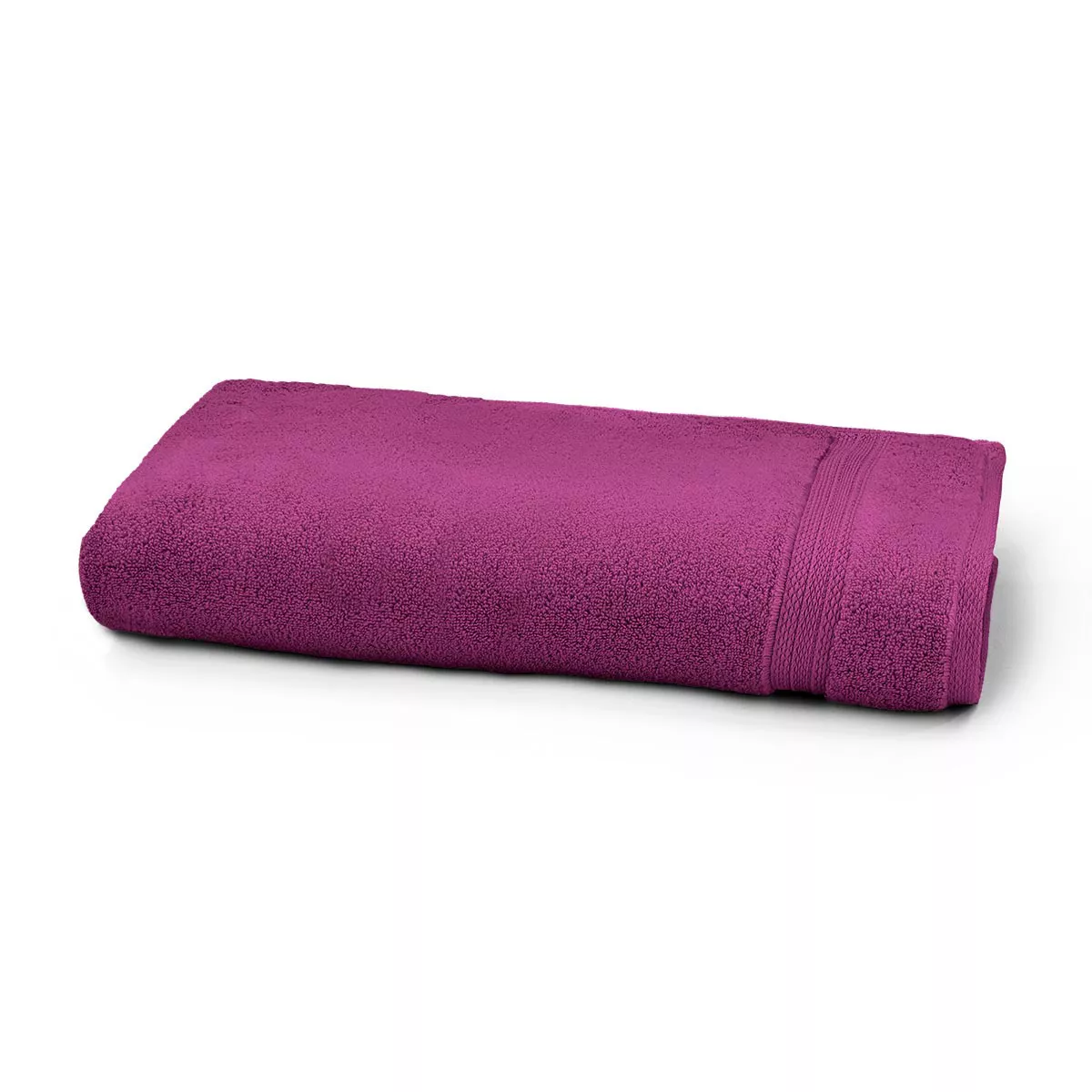 Duchtuch reine baumwolle 550 g/m² uni violett Elea raisin