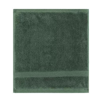 Carre pur coton 550 g/m² uni vert Elea kaki
