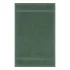 Serviette invites pur coton 550 g/m² uni vert Elea kaki