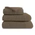 Linge de bain pur coton uni marron Vitae chocolat