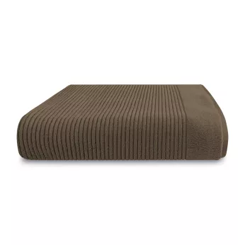 Bath towel 100% cotton 575 gsm plain brown Vitae chocolat