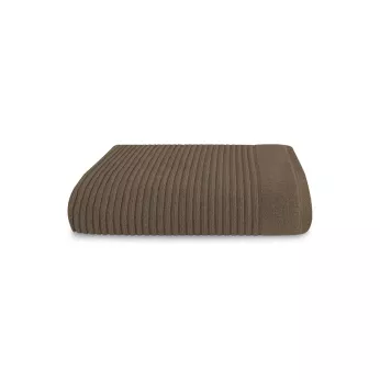 Serviette eponge pur coton 575 g/m² uni brun marron Vitae chocolat