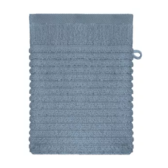 Waschandschuhe reine baumwolle 575 g/m² uni blau Vitae givre