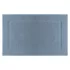 Bath mat 100% cotton 850 gsm plain blue Vitae givre