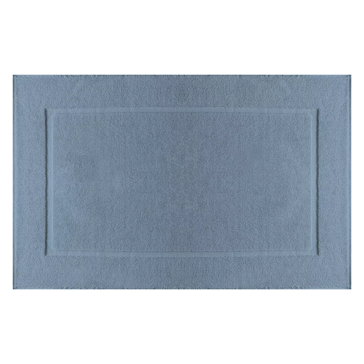 Bath mat 100% cotton 850 gsm plain blue Vitae givre